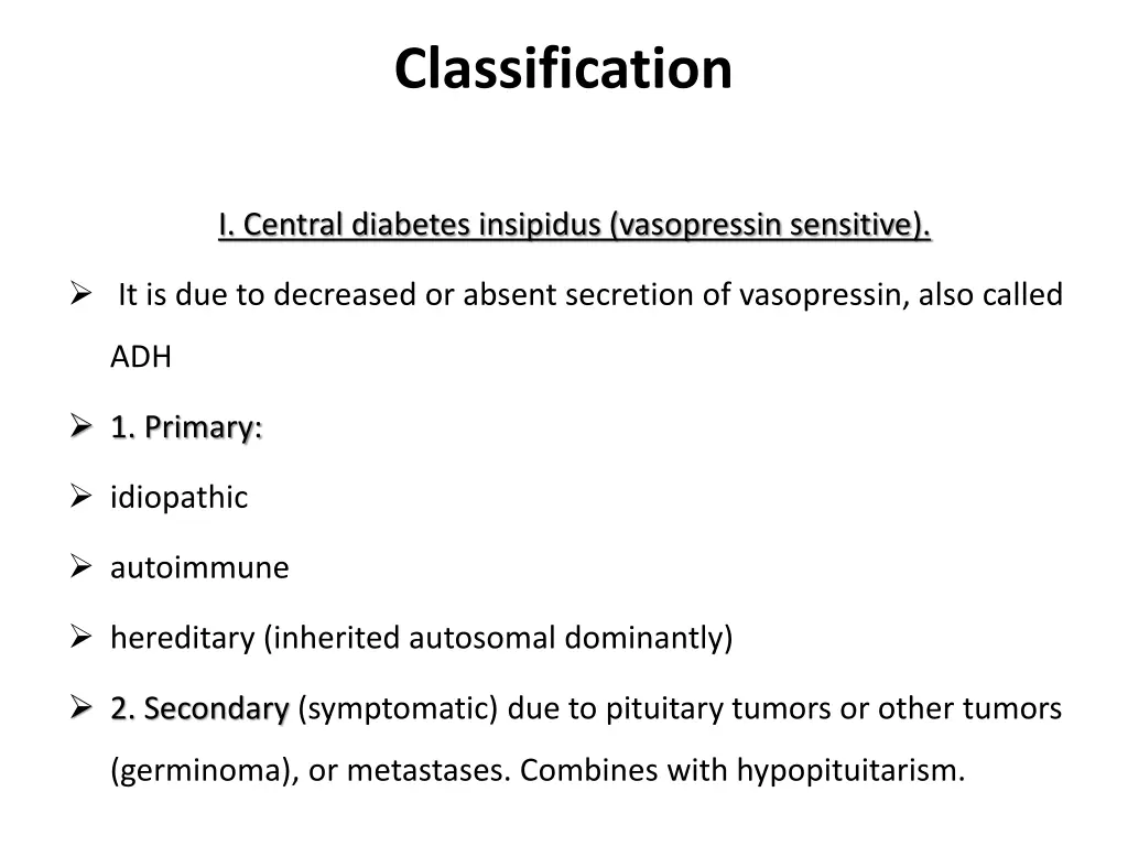 classification