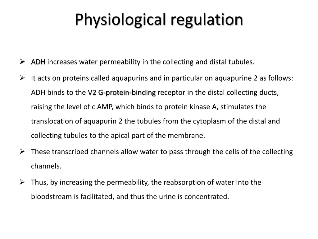 physiological regulation 1