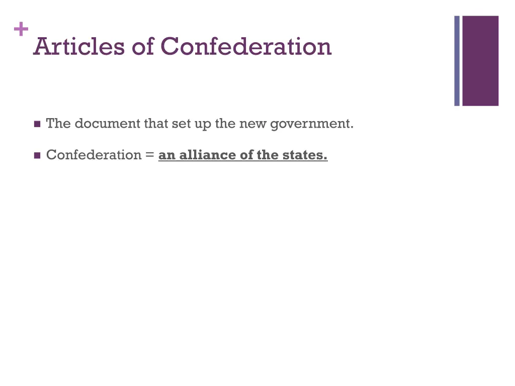 articles of confederation