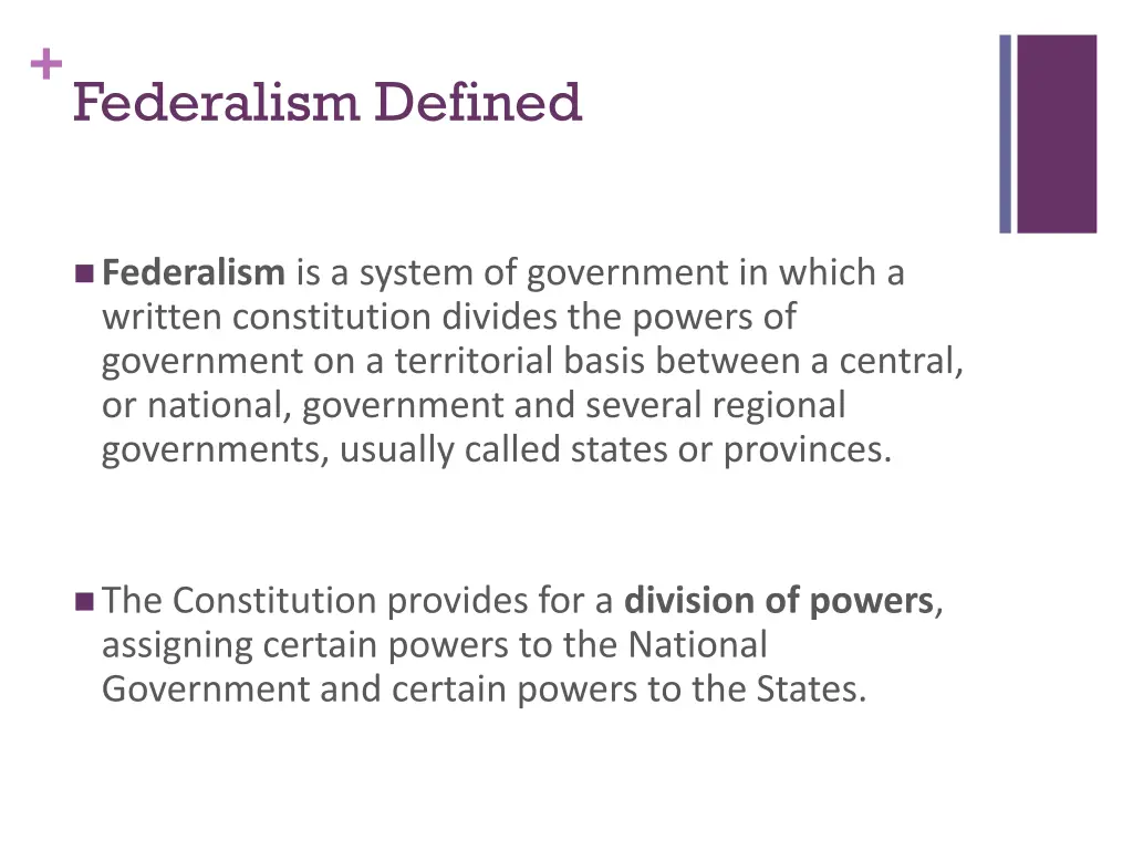 federalism defined