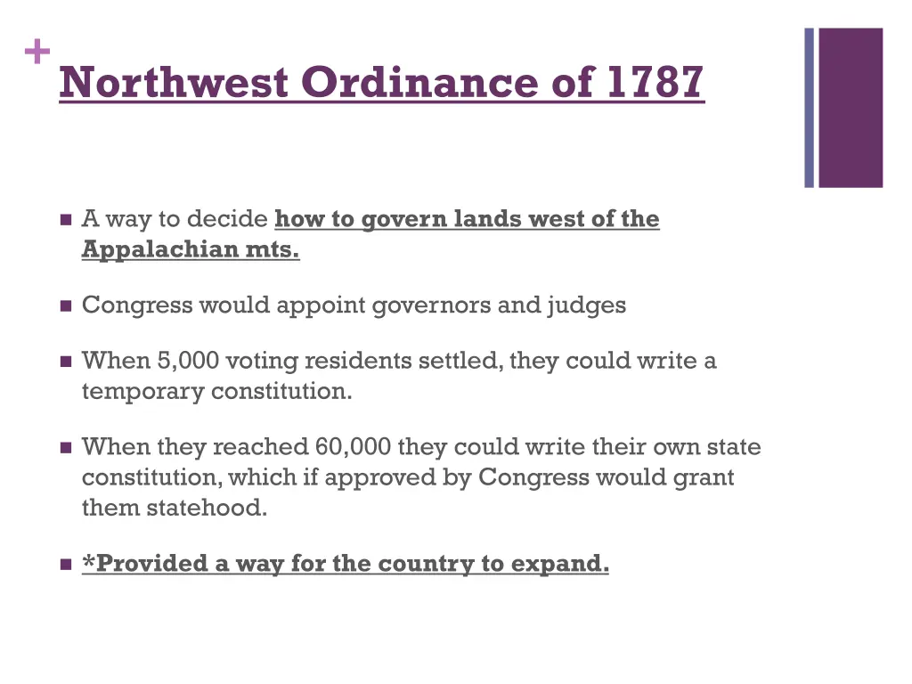 northwest ordinance of 1787