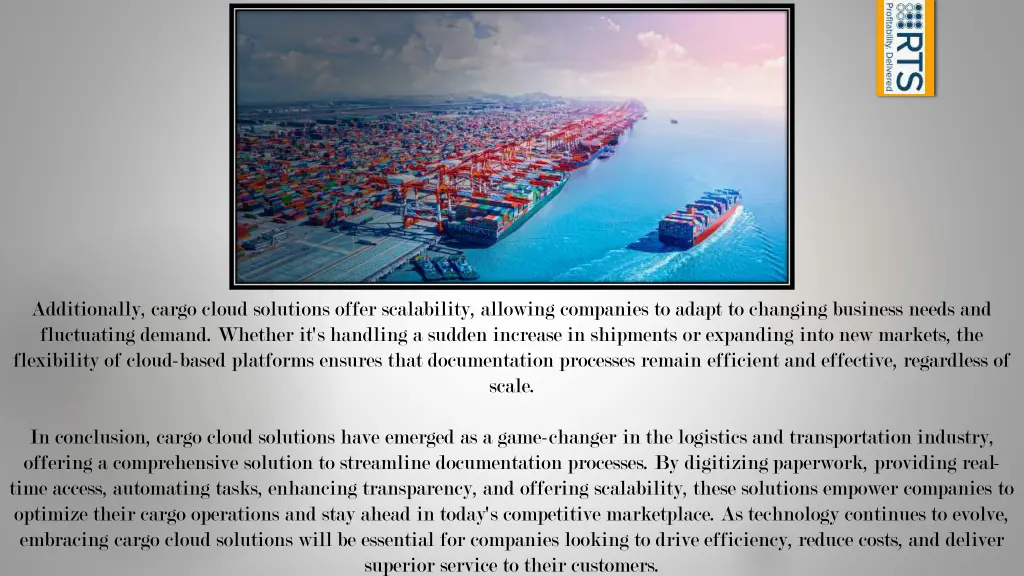 additionally cargo cloud solutions offer