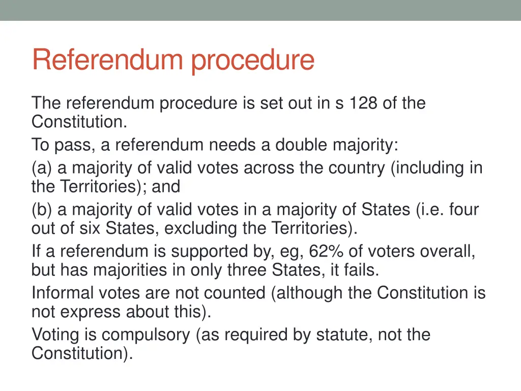 referendum procedure