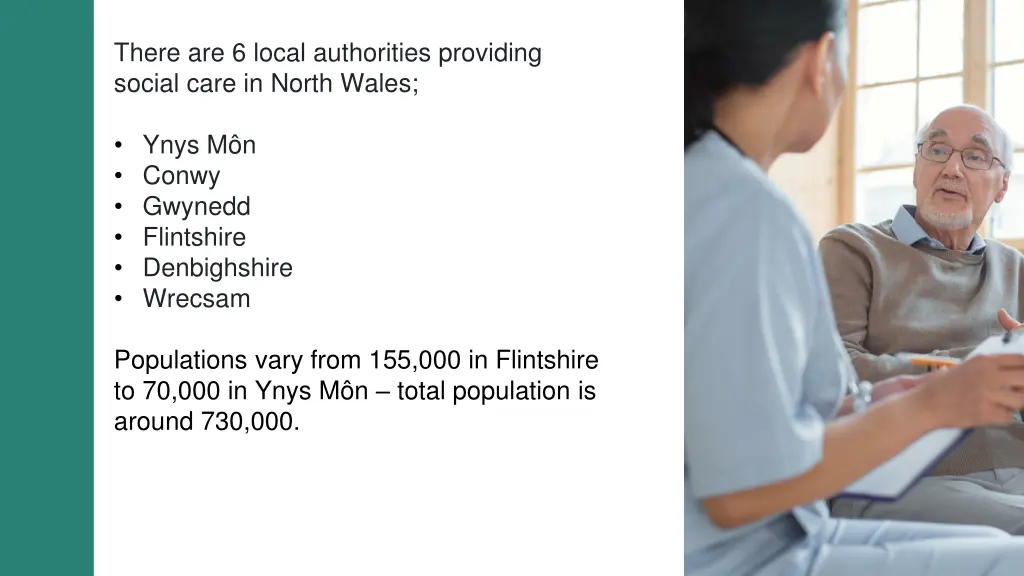 there are 6 local authorities providing social