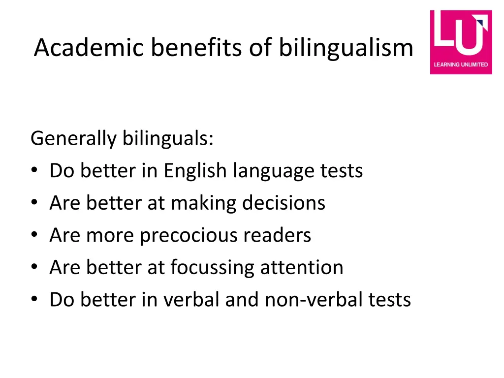 academic benefits of bilingualism 1