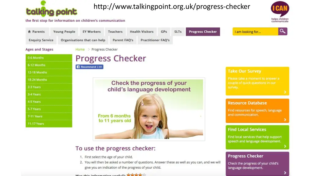 http www talkingpoint org uk progress checker