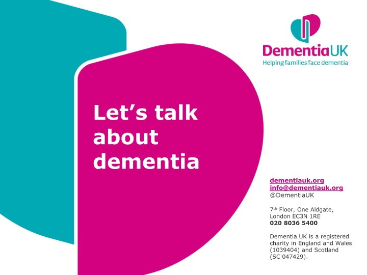 let s talk about dementia