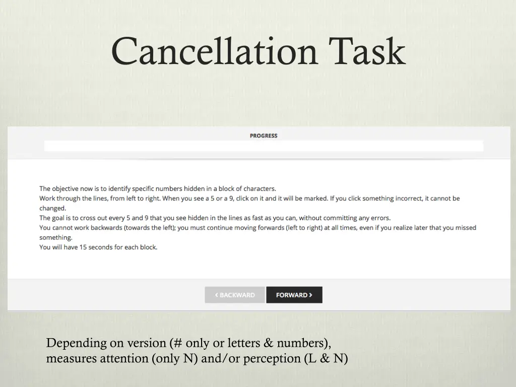 cancellation task