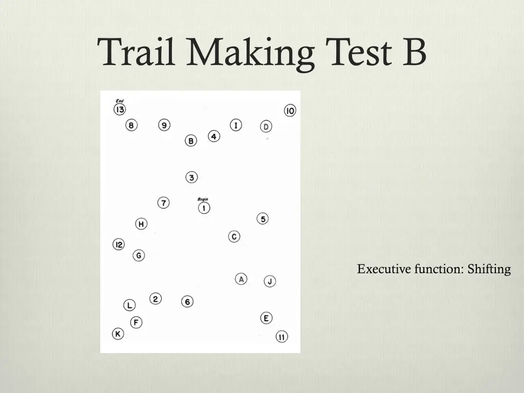 trail making test b