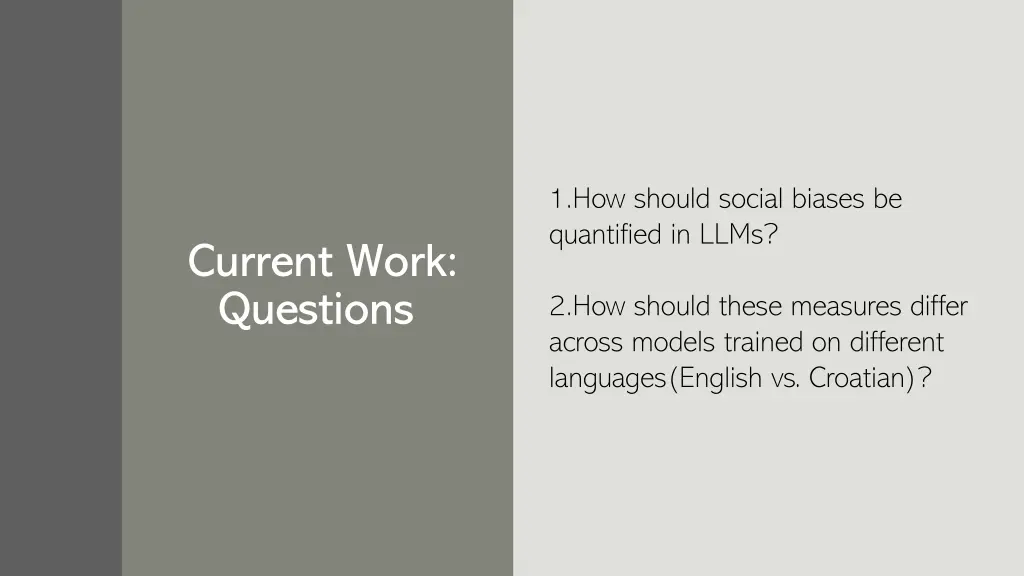 1 how should social biases be quantified in llms