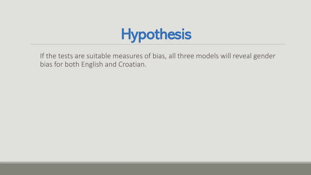 hypothesis hypothesis