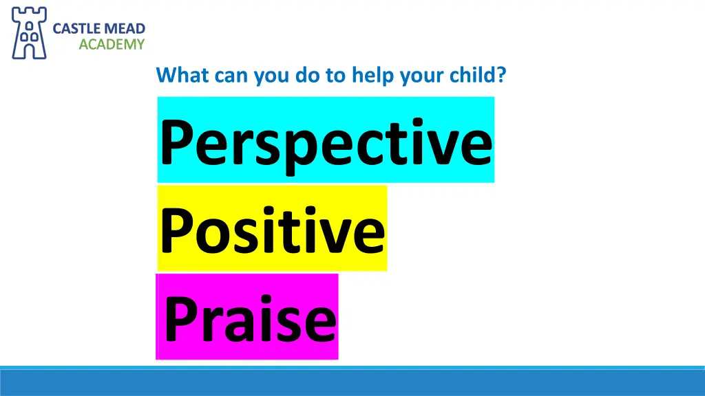 what can you do to help your child perspective