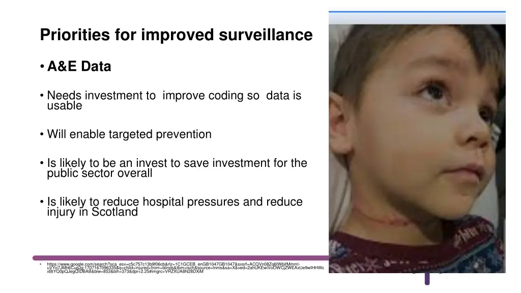 priorities for improved surveillance