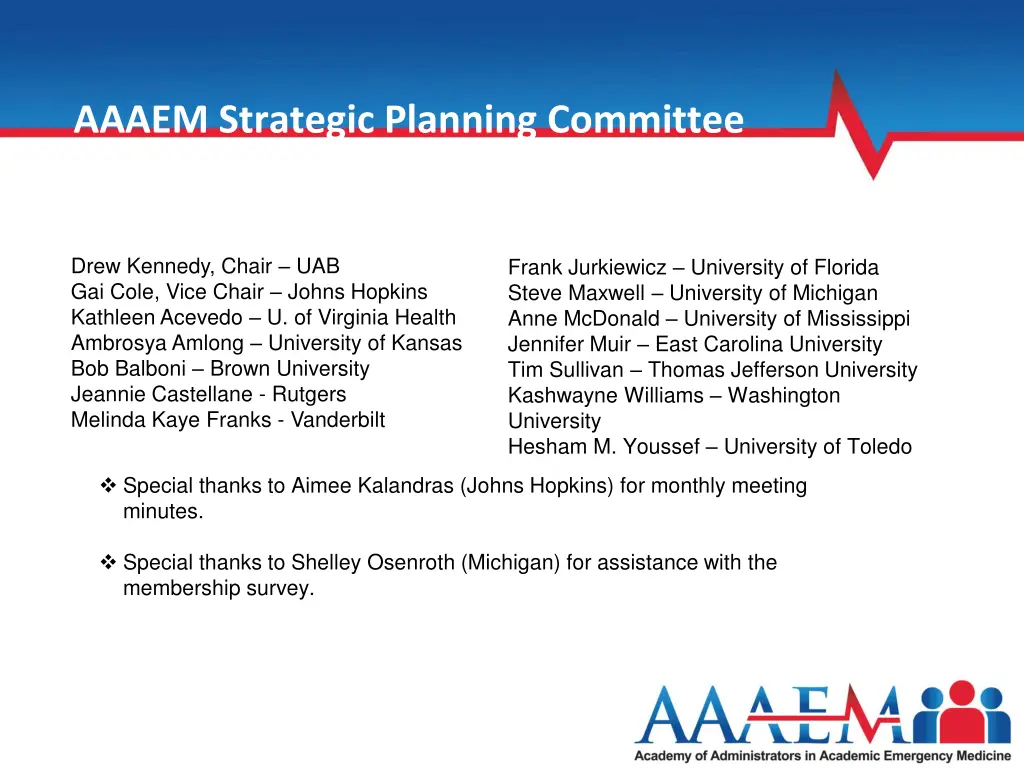 aaaem strategic planning committee 2022 2023