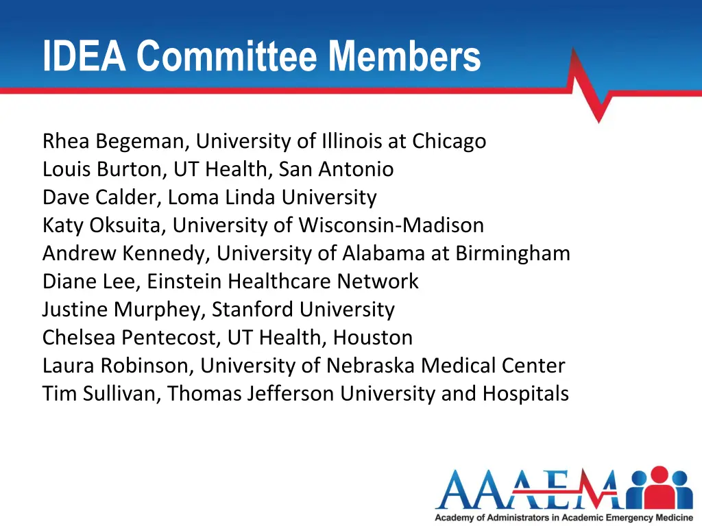 idea committee members