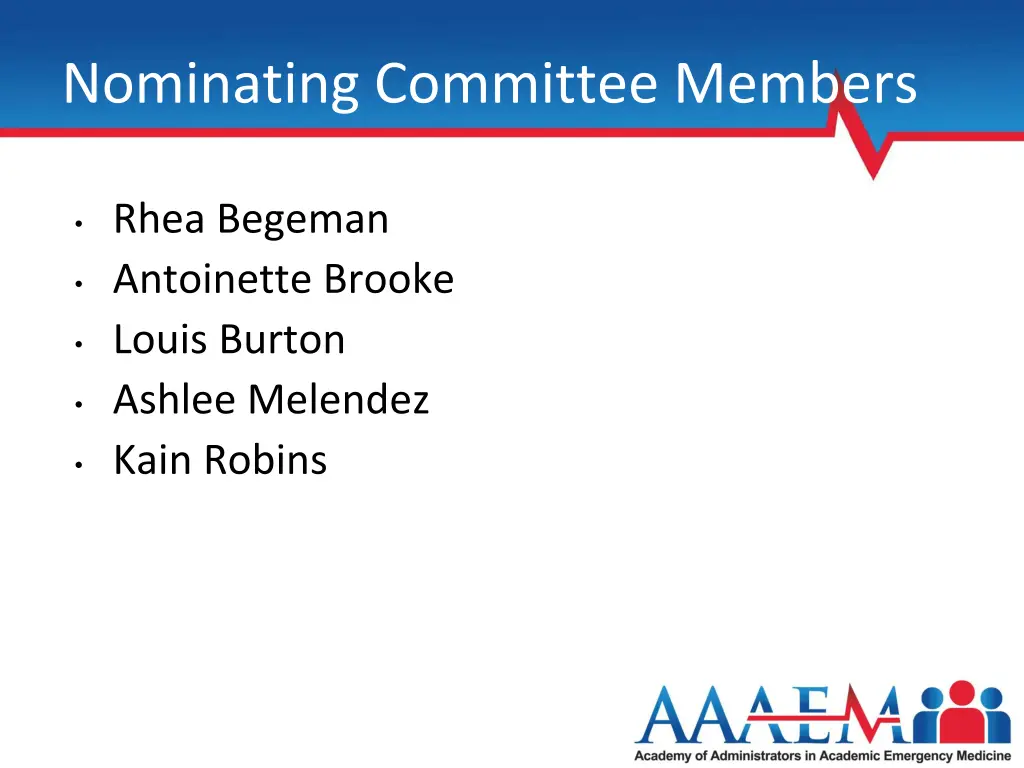 nominating committee members