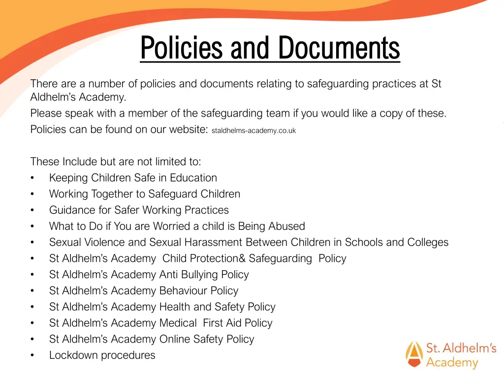 policies and documents policies and documents