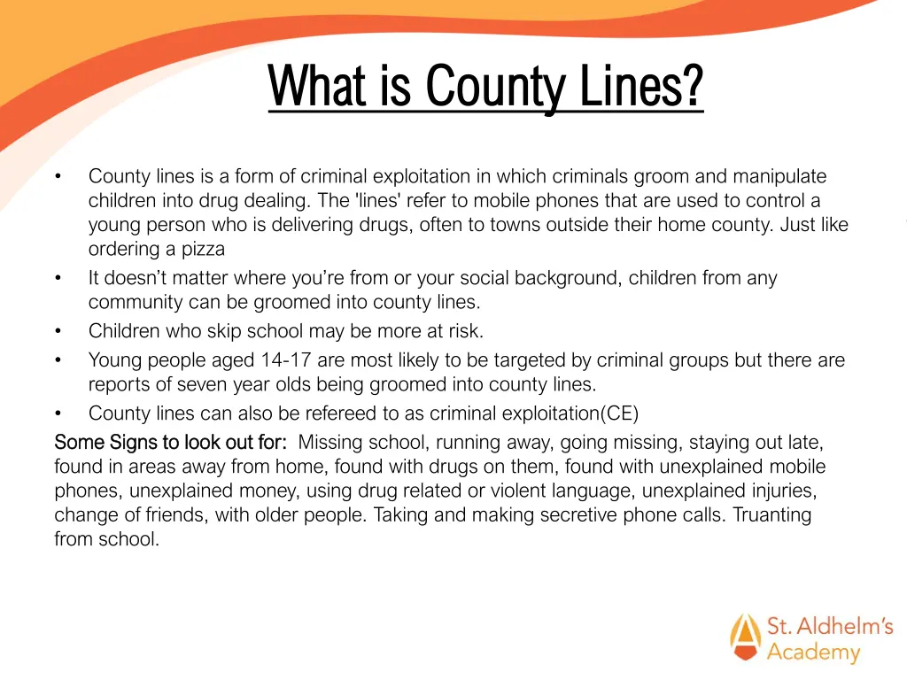 what is county lines what is county lines