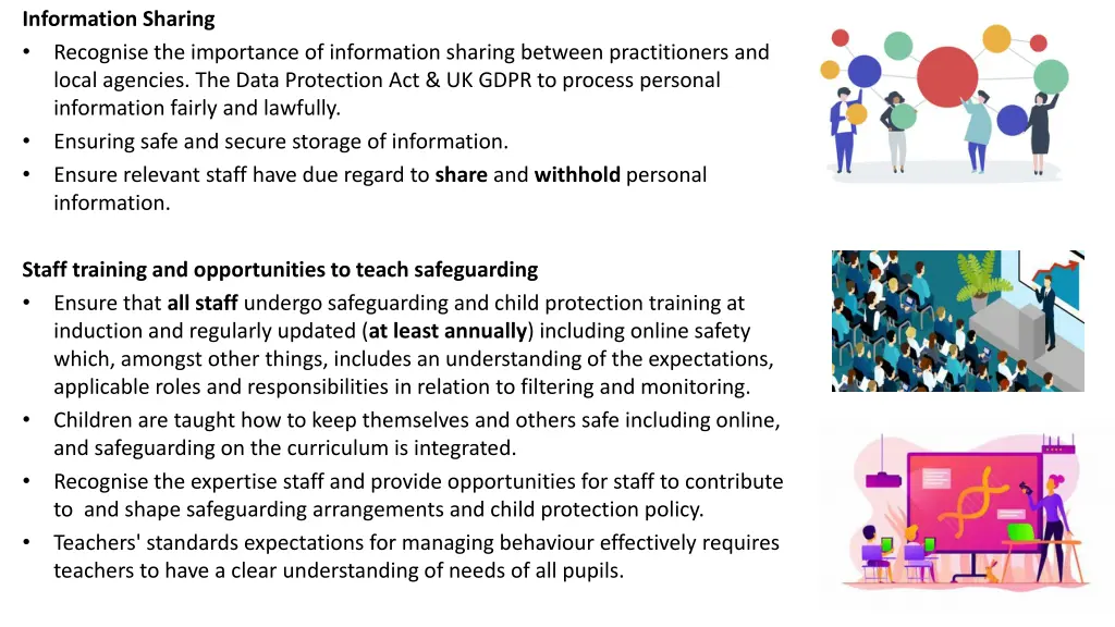 information sharing recognise the importance