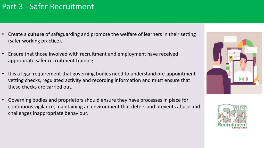 part 3 safer recruitment