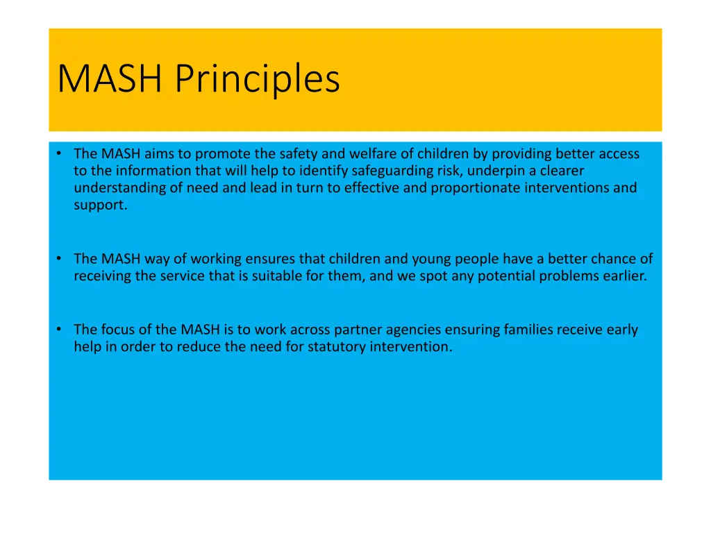 mash principles