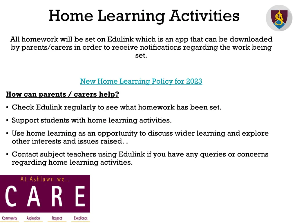 home learning activities