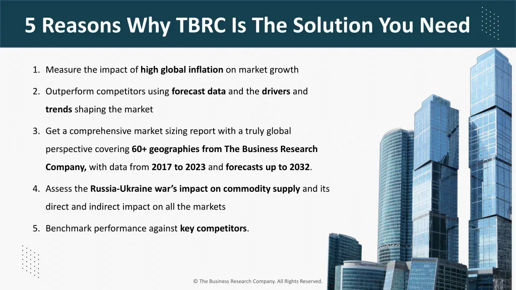 5 reasons why tbrc is the solution you need