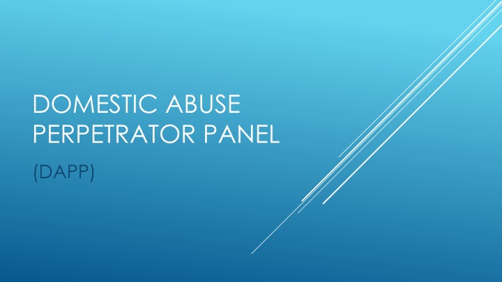 domestic abuse perpetrator panel