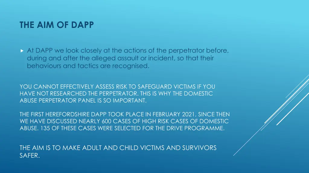 the aim of dapp