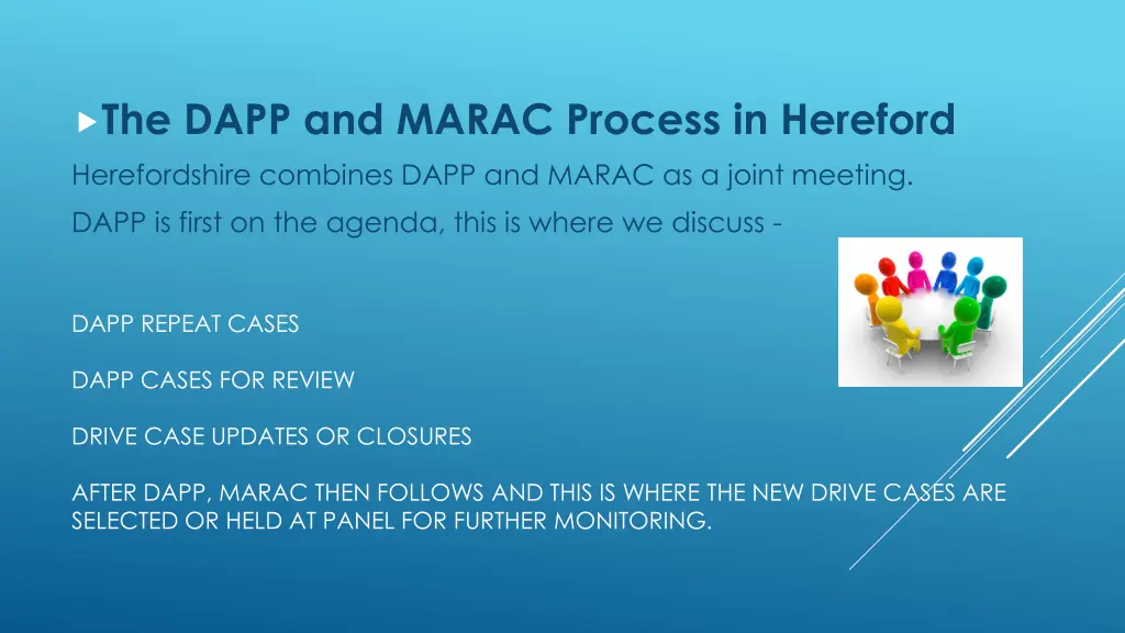 the dapp and marac process in hereford