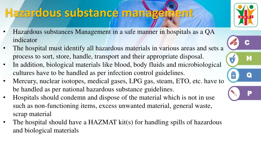 hazardous substance management