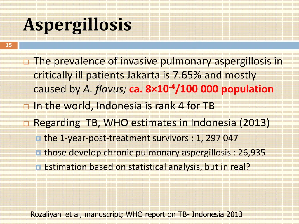 aspergillosis