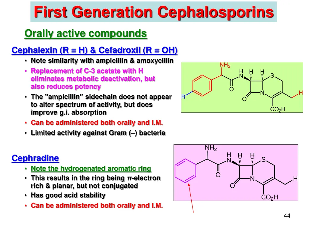 first generation cephalosporins 1