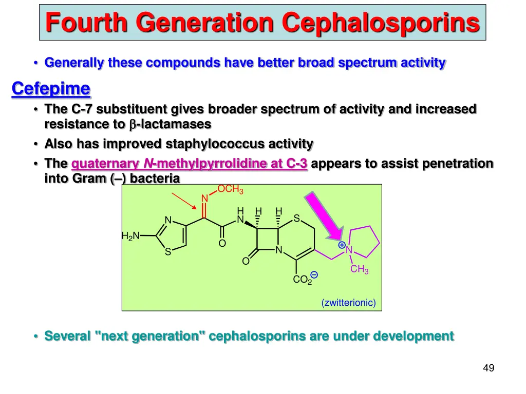 fourth generation cephalosporins