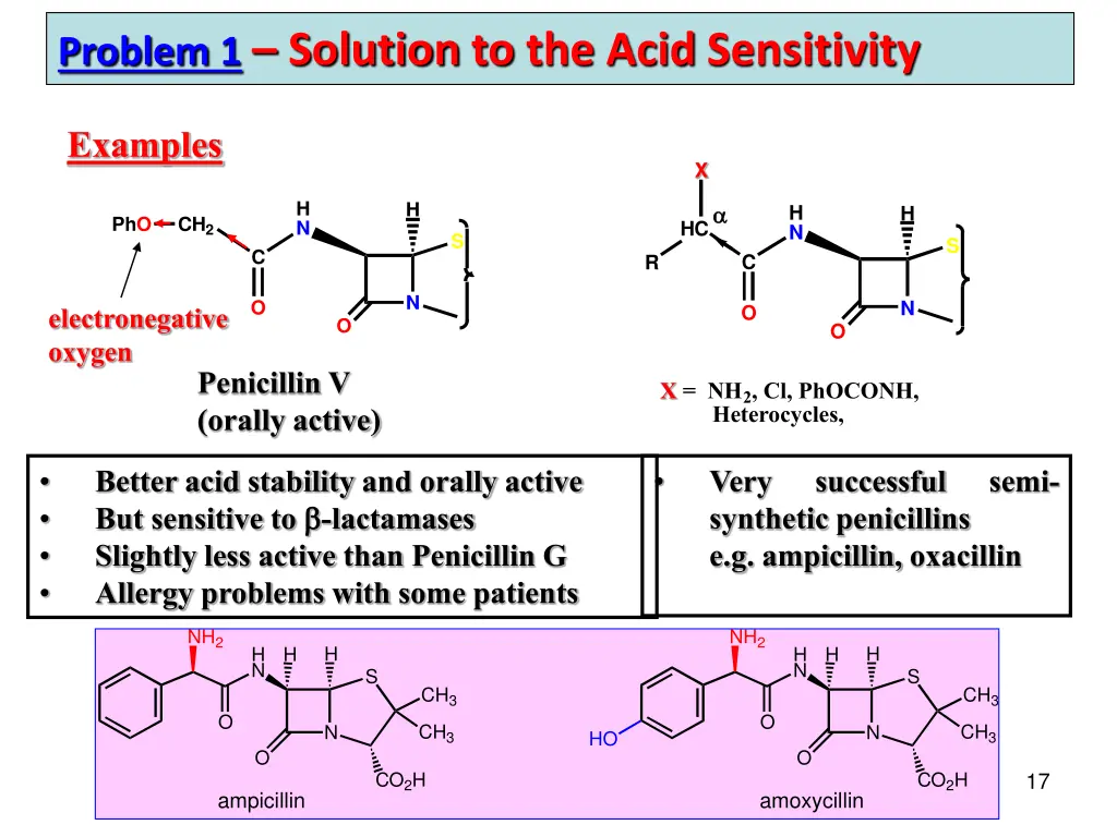 problem 1 solution to the acid sensitivity 1