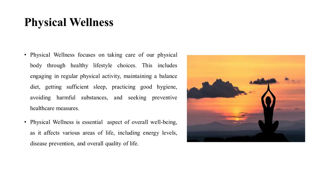 physical wellness