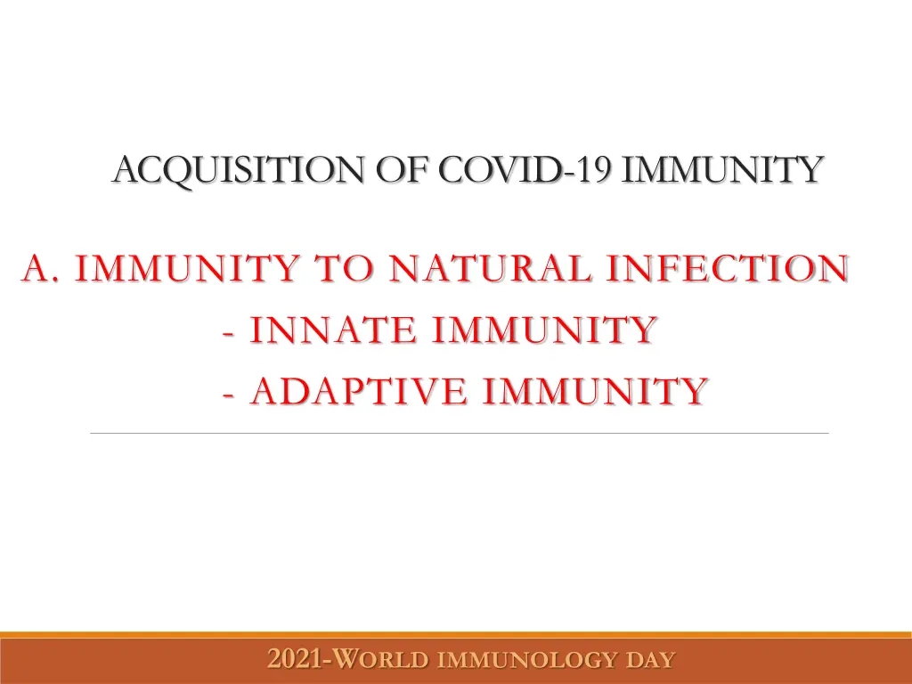 acquisition of covid 19 immunity 1