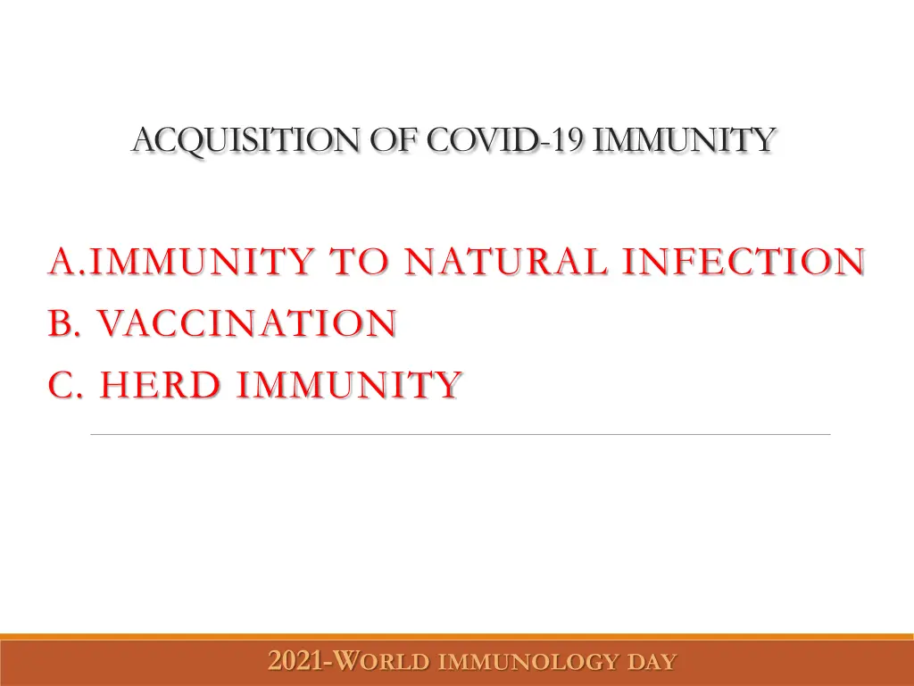 acquisition of covid 19 immunity