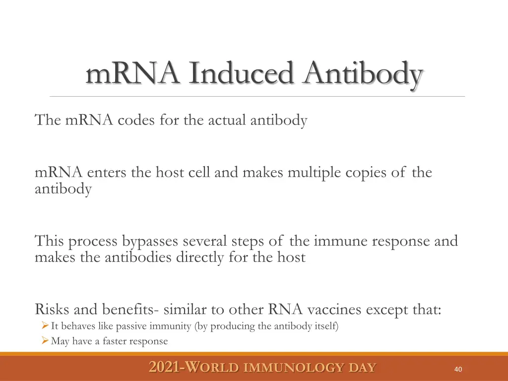 mrna induced antibody