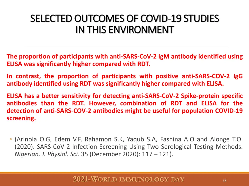 selected outcomes of covid selected outcomes 5