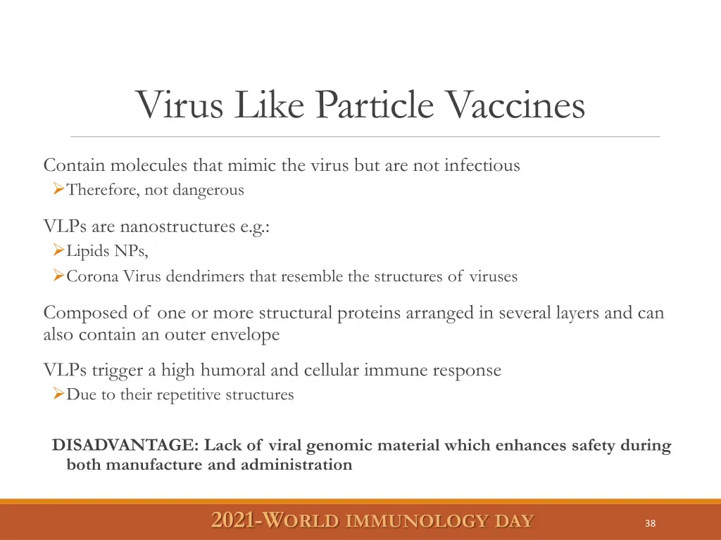 virus like particle vaccines