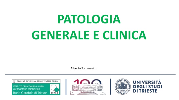 patologia generale e clinica