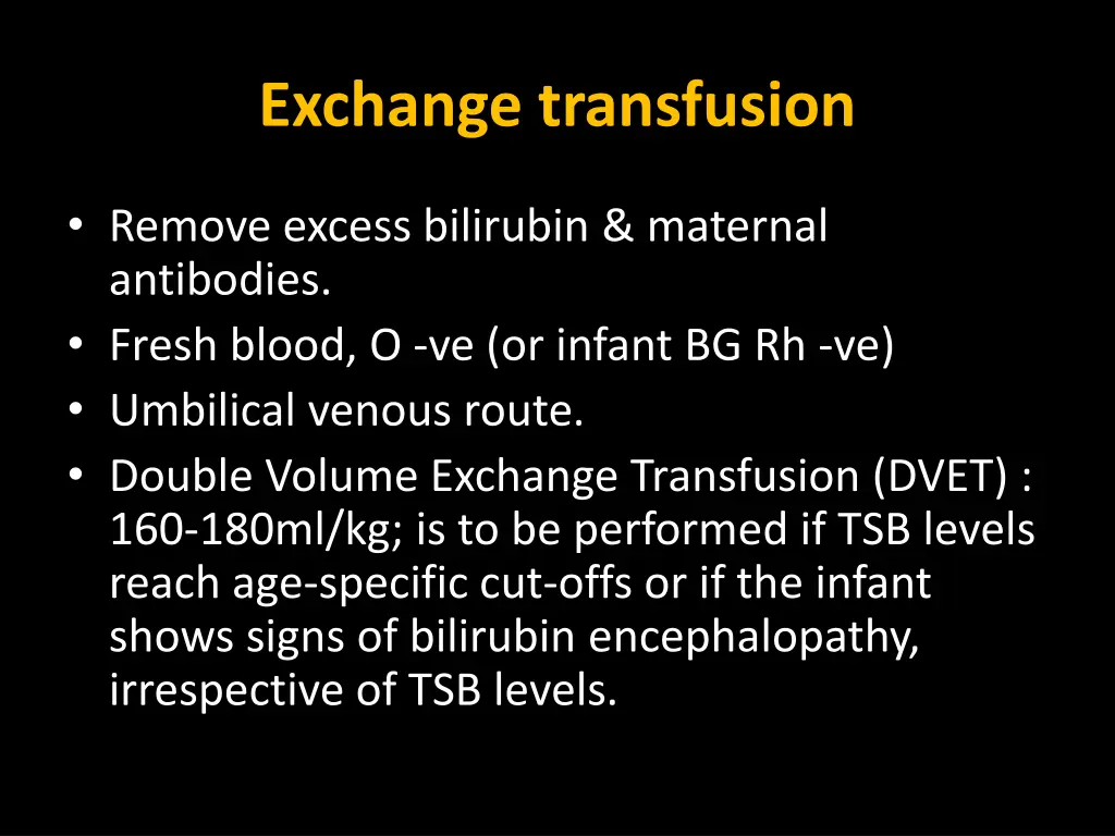 exchange transfusion