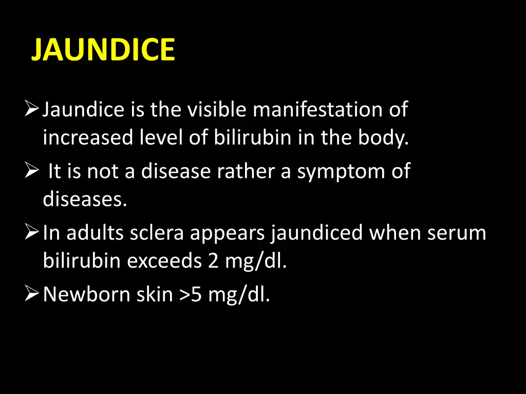 jaundice