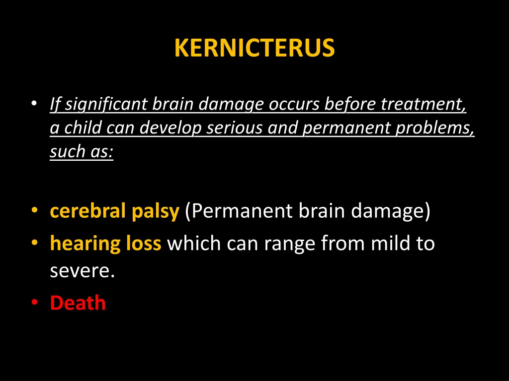 kernicterus