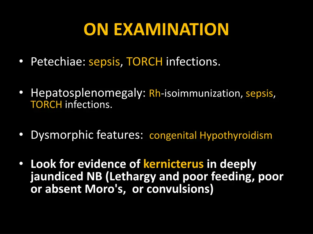 on examination 1