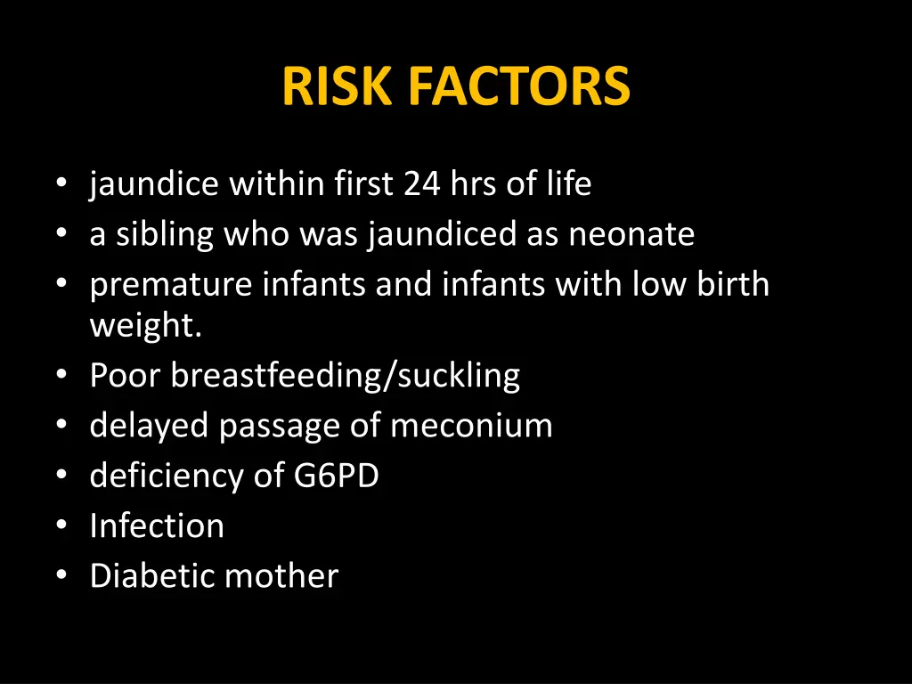 risk factors