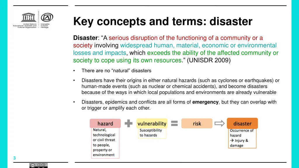 key concepts and terms disaster