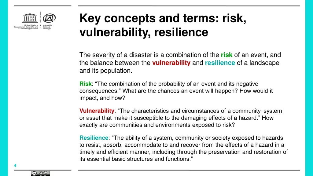 key concepts and terms risk vulnerability