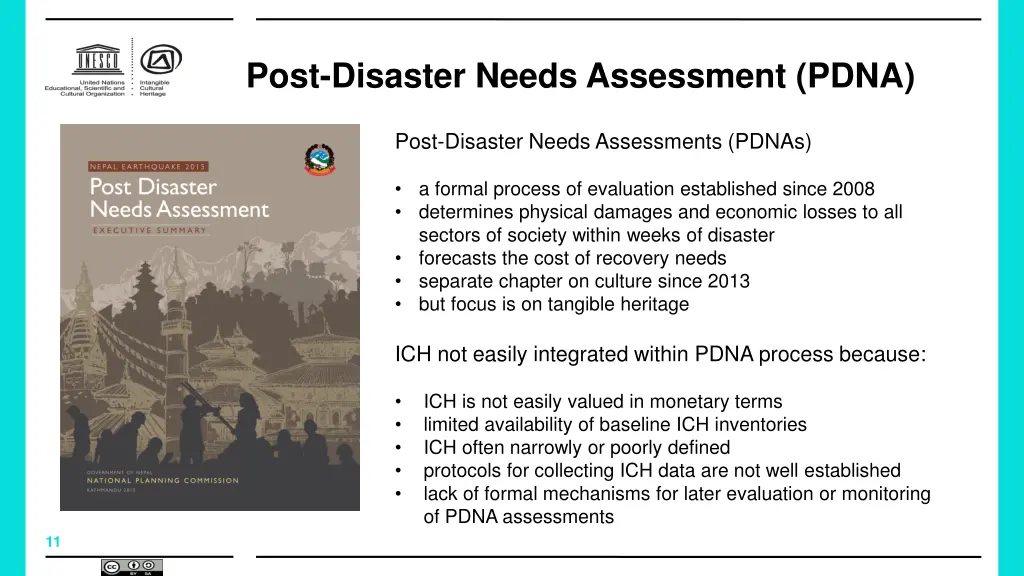 post disaster needs assessment pdna
